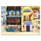 Designart - The Facade of The Buildings In A Cozy Streets - French Country Canvas Wall Art Print